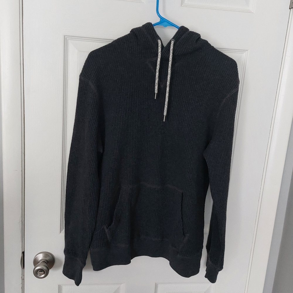 American Eagle Outfitters Grey Thermal Hoodie, Size Small